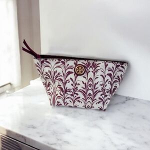 Tory Burch Leather Cosmetic Pouch